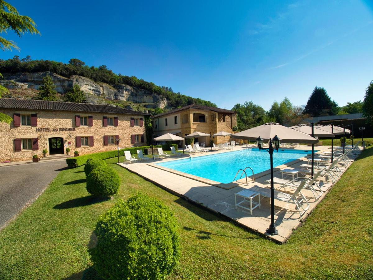 Hotel Des Roches - Climatisation Les Eyzies Exterior photo